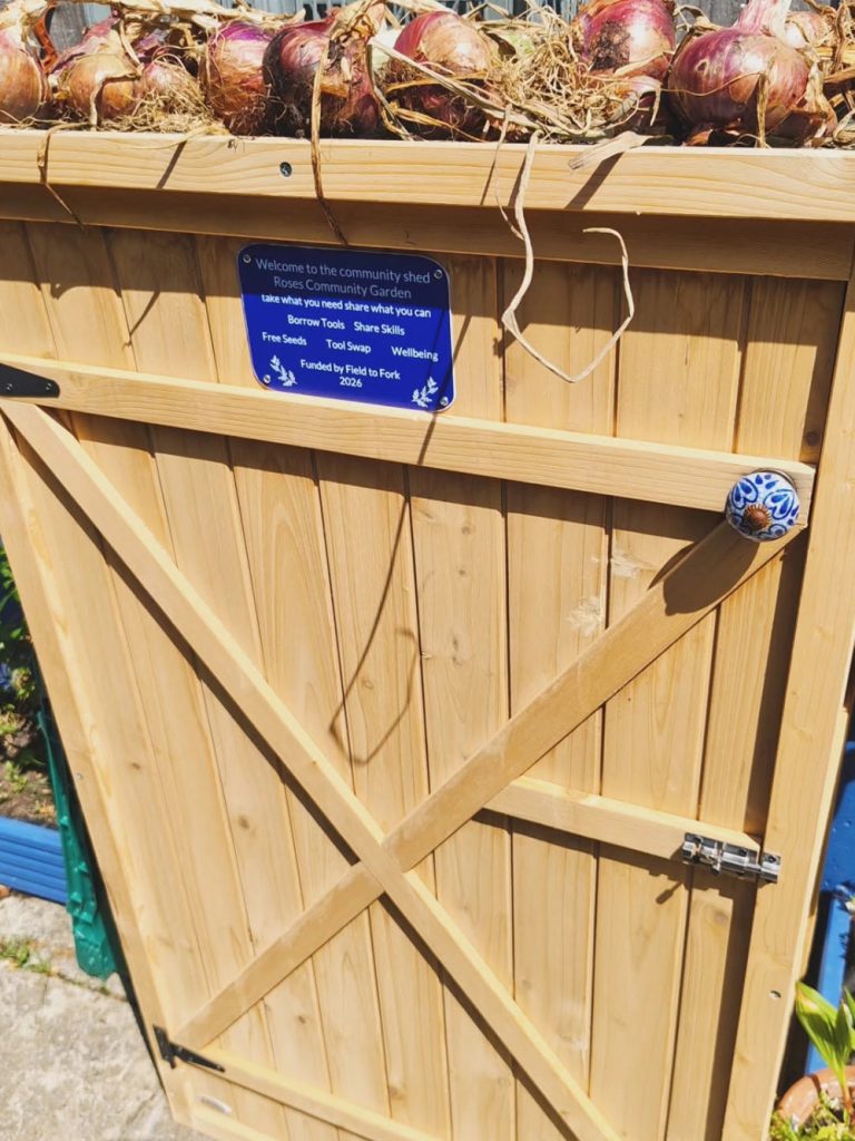 Roses Community Garden Shed