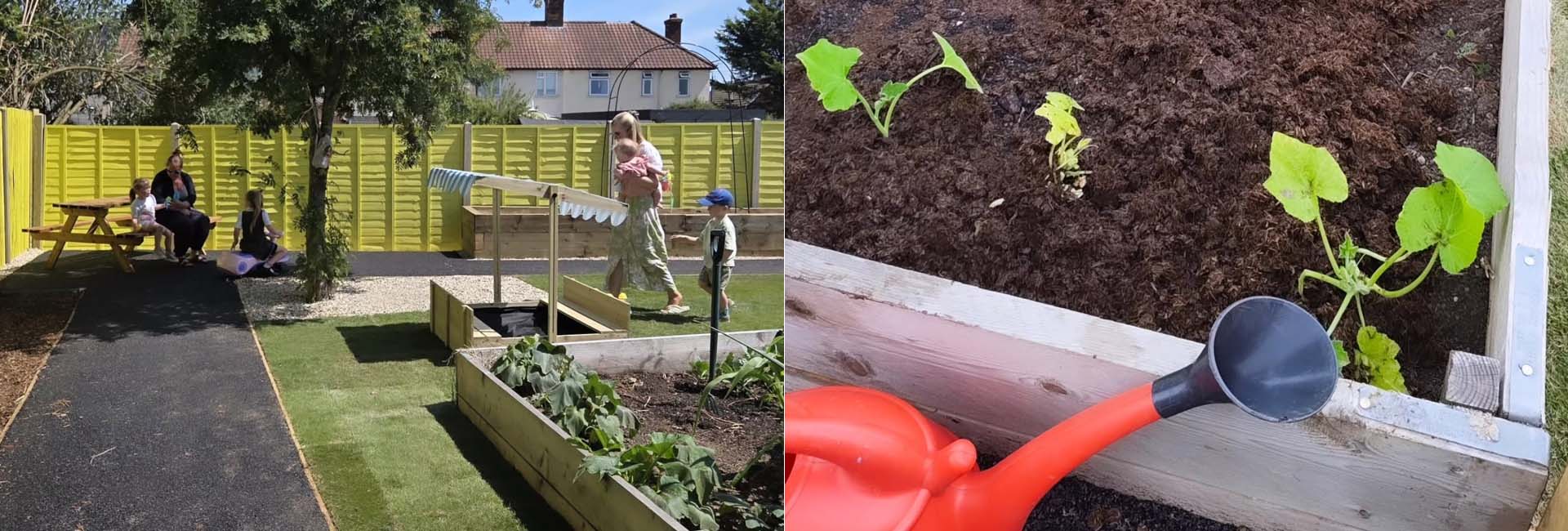 Roses Community Gardening Group Banner
